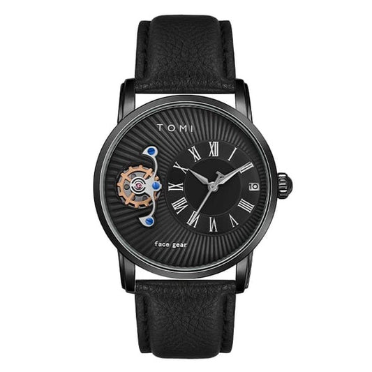 MontBlanc 0817A Men’s Luxury Watch | Premium Leather Strap, Water Resistant, Elegant Analog Timepiece ( without box )