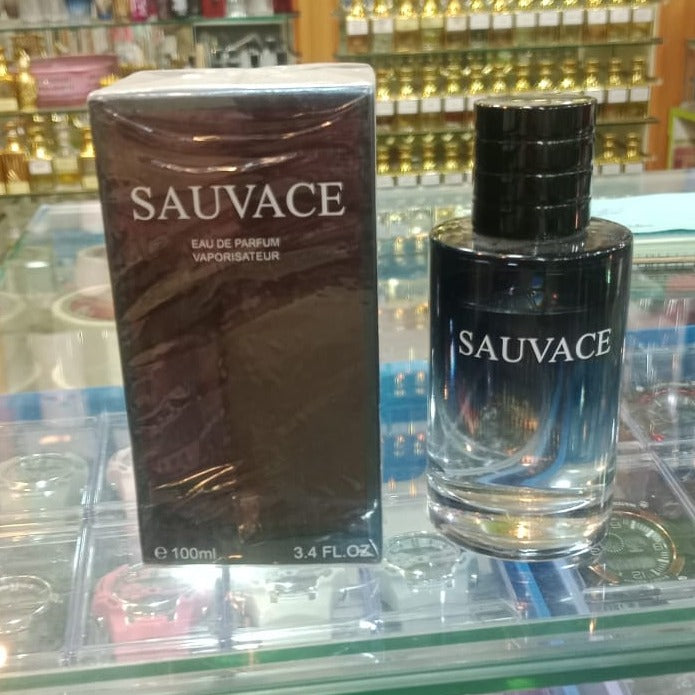Sauvace Eau De Parfum – Powerful And Masculine Fragrance With Fresh, Spicy, And Woody Notes For A Bold And Timeless Scent Experience (100 ml)