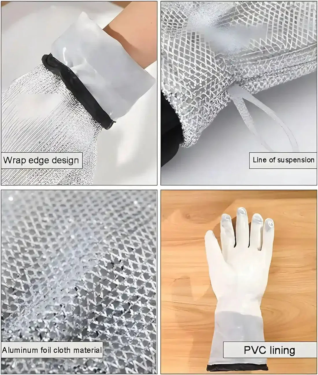 Wire Dishwashing Gloves | Dishwashing Rags For Wet And Dry Non-scratch Wire Dish Cloths For Washing Dishes, Kitchen