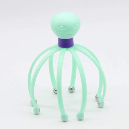 Octopus Shape Manual Head Scalp Massager